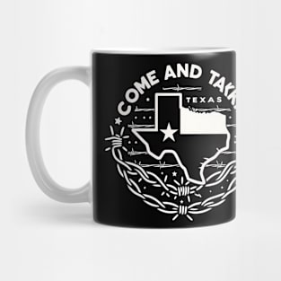 Come and take it, Texas, razor wire Mug